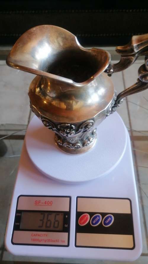 Bargain  Portuguese marked 833 Porto silver tea set dated between 1887 and 1937