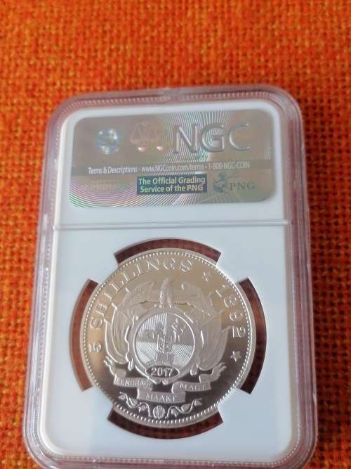 1892 5 SHILLING MEDAL (125TH ANNIVERSARY) PF69 ULTRA CAMEO GRADED