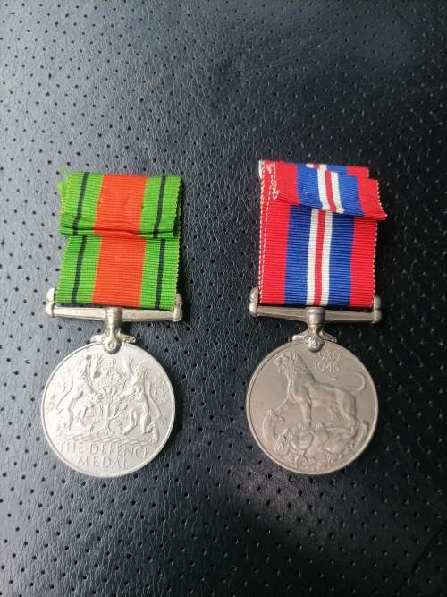 Military full size Medals with ribbons (bid per medal to take all