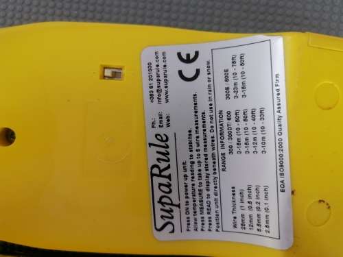 SUPARULE MODEL 600 HEIGHT METER IN GOOD OVERALL CONDITION