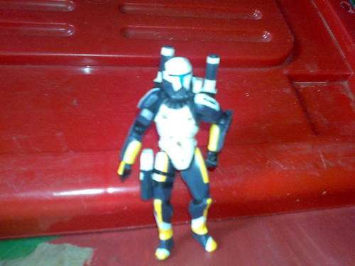 loose clone commando yello -no blaster-include backpack