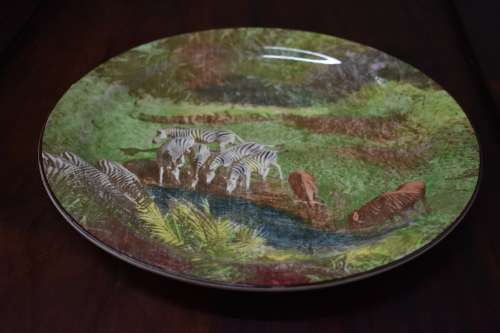 ROYAL DOULTON made in England!! South African Series, Game at drinking Pool, Kruger National Park