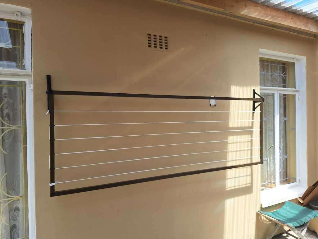 Coated Aluminium Fold-away Washing Line
