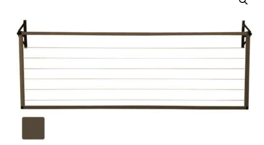 Coated Aluminium Fold-away Washing Line