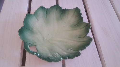 UNIQUE CABBAGE / LETTUCE LEAF SINGLE PLATE - GREEN!!!