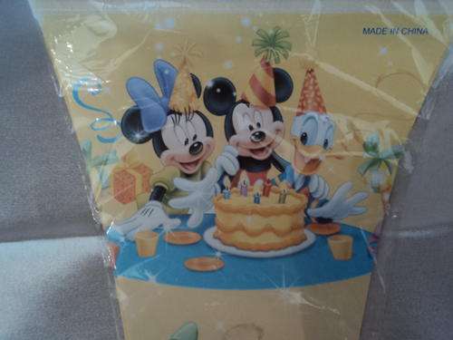 AWESOME YELLOW MICKEY MOUSE PARTY BANNER!!!!!!!!