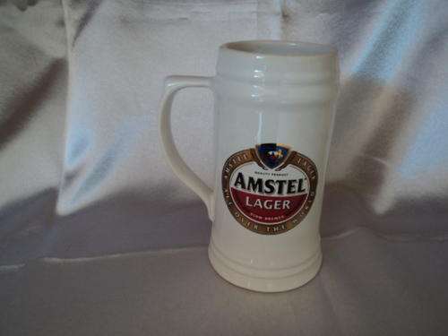 AWESOME AMSTEL LAGER BEER MUG FROM THE KEG!!!!!!
