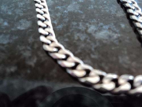A STUNNING 925 SILVER MENS CHAIN!!! LINK MISSING. STUNNING!!!!