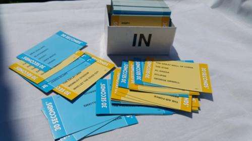 A BOX OF 30 SECONDS PLAYING CARDS!!!!!! NO LID!!!