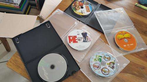 5 MIXED KIDDIES DVD'S!!!! THE LORAX/PLANET 51/DESPICABLE ME/REAL STEEL/ALVIN&THE CHIPMUNKS