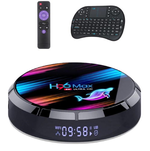 Ntech H96 MAX X3 TV Box with i8 Keyboard with - DSTVnow  4GB 32GB