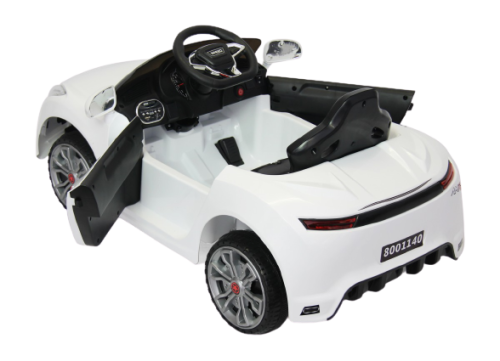 Jeronimo - Striker Speed Car - White  Ride-On  Age 3 - 8yrs