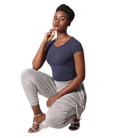 LERATO Cotton Knit Harem Pants