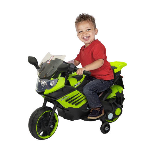 Jeronimo Power MotorBike - Green  Ride-On  Age 2-6