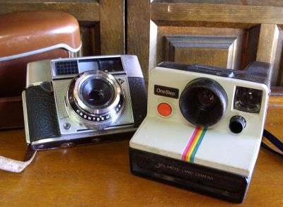 TWO OLD CAMERAS