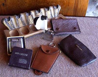 A FEW ACCESSORIES FOR THE AVID PIPE SMOKER OR COLLECTOR - VINTAGE AND NEW ITEMS
