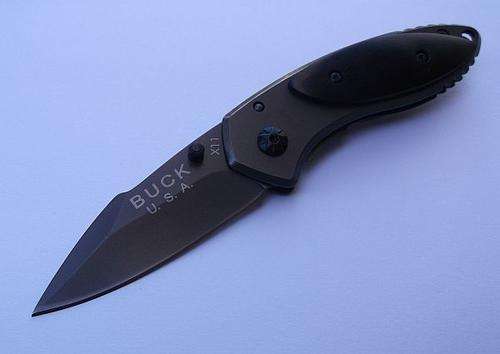 BUCK USA POCKET KNIFE ..COMPACT AND DURABLE..WITH BELT CLIP !!! LOW !! LOW !! LOW SHIPPING FEES !!!