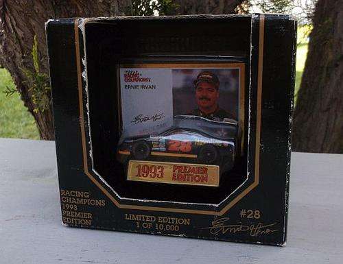 HAVOLINE / NASCAR ADVERTISING !! 1993 LIMITED EDITION DIE CAST RACING CAR AS DRIVEN BY ERNIE IRVAN