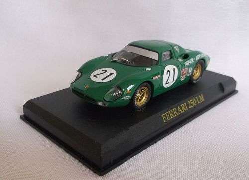 1:43 FERRARI 250 LM DIE CAST METAL MODEL ON STAND ...AWESOME DETAILS