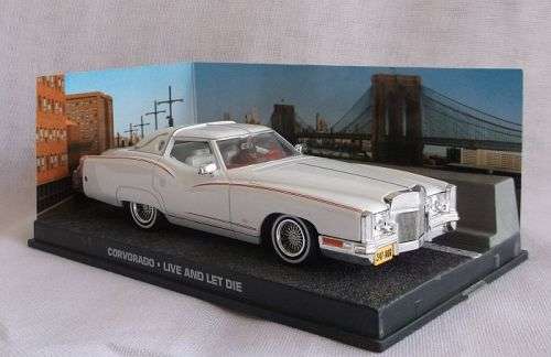 JAMES BOND 007 ...DIE CAST METAL CORVORADO FROM LIVE AND LET DIE ....SMOOTH AND CLASSIC !!!