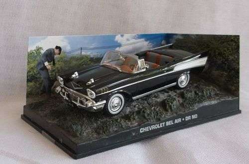 JAMES BOND 007 ...DIE CAST METAL CHEVROLET BEL AIR FROM DR.NO ....TOTALLY CLASSIC !!! WOW !!!