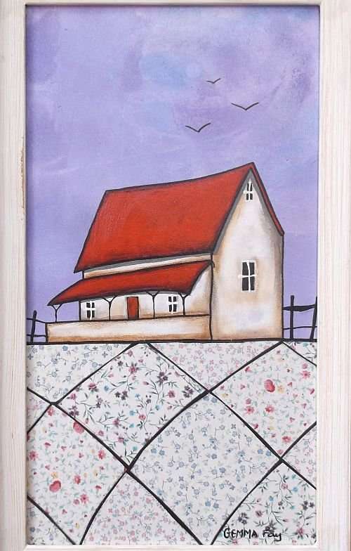 AN AWESOME ORIGINAL ACRYLIC ON BOARD BY SA ARTIST GEMMA FAY AKA D.ELLIS ...LOVE IT !!!