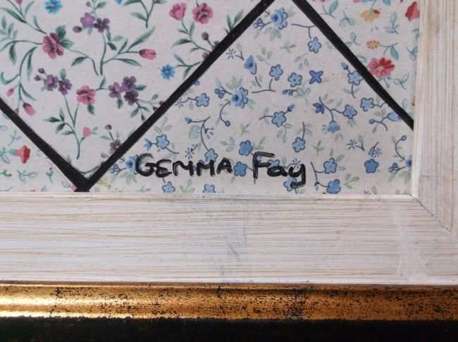 A MARVELOUS ORIGINAL ACRYLIC ON BOARD BY SA ARTIST GEMMA FAY AKA D.ELLIS...GREAT WORK !!