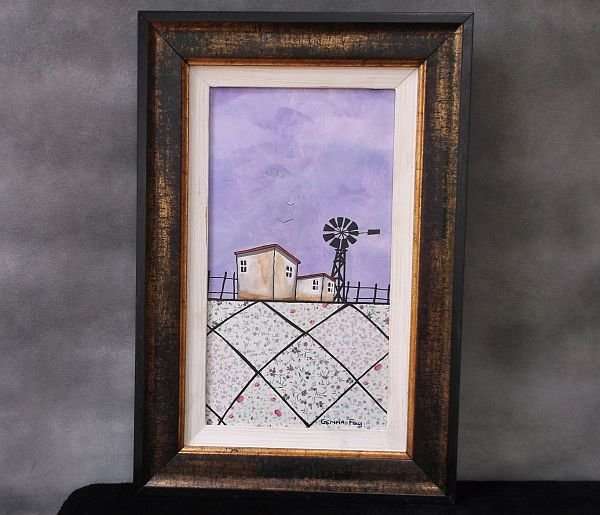 A MARVELOUS ORIGINAL ACRYLIC ON BOARD BY SA ARTIST GEMMA FAY AKA D.ELLIS...GREAT WORK !!