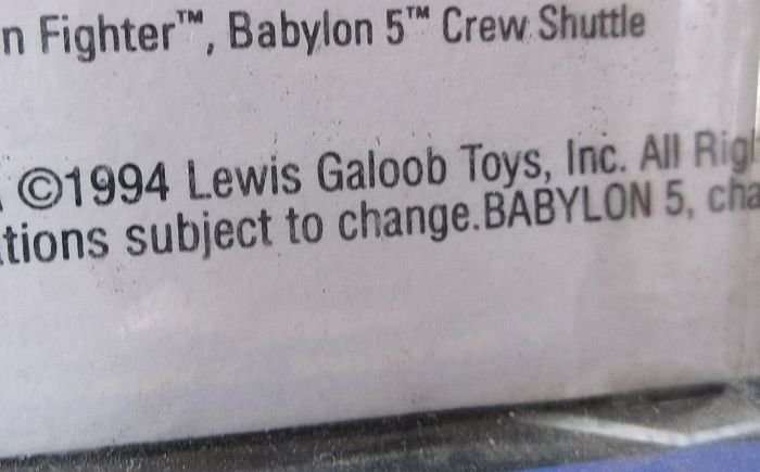 SO RARE !!! VINTAGE 1994 MICRO MACHINES ""BABYLON 5"" SEALED PACK OF 3 SPACESHIPS !!! AWESOME !!