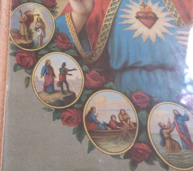 A VINTAGE RELIGIOUS PRINT OF JESUS