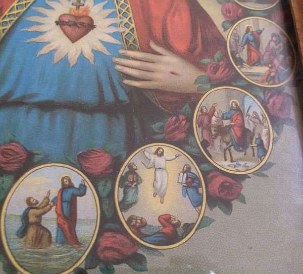 A VINTAGE RELIGIOUS PRINT OF JESUS