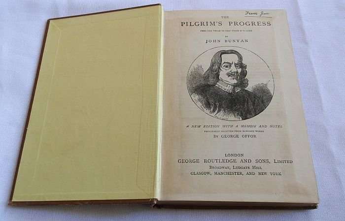 GREAT OLD BOOK !! JOHN BUNYAN`S ""THE PILGRIMS PROGRESS"" ...THE RUBY SERIES