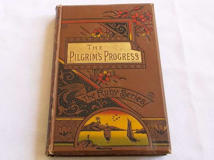 GREAT OLD BOOK !! JOHN BUNYAN`S ""THE PILGRIMS PROGRESS"" ...THE RUBY SERIES