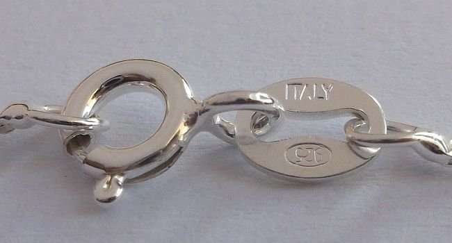 WOW !!!! A STERLING SILVER NECKLACE PLUS A STERLING SILVER PENDANT SET WITH A FACETED STONE