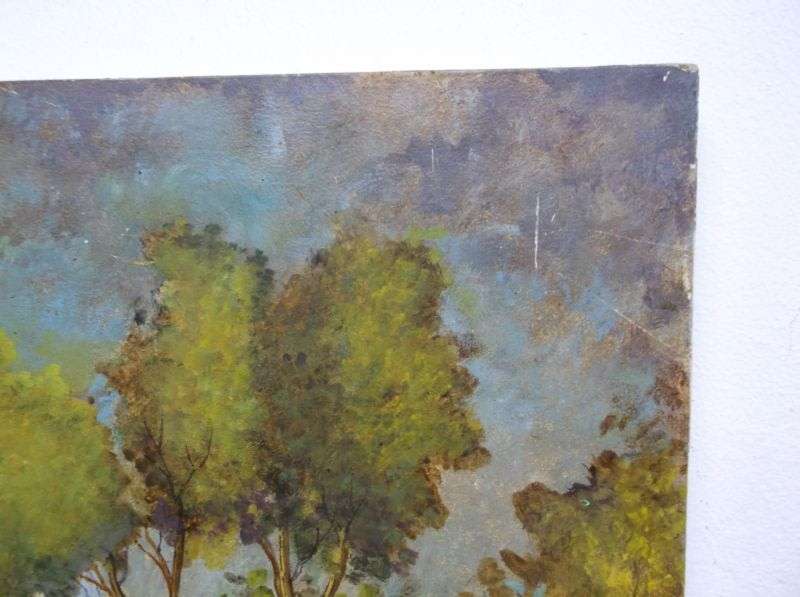 A lovely old original oil on board painting by well known Don Madge dated 1962 - Unframed