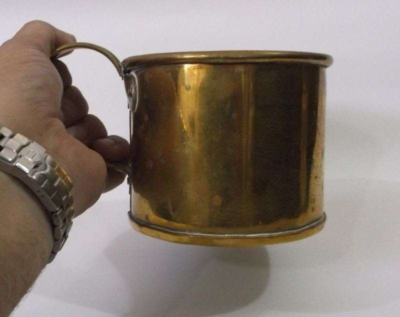AWESOME AFRICANA - "CAPE" BRASS .....MUG BY T.C FALCK ROBERTSON .....WESTERN CAPE