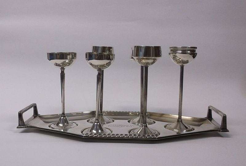 A Fabulous Antique ceremonial drinking set by WMF ....Dated 1914....Tsumeb ...COOL !!!