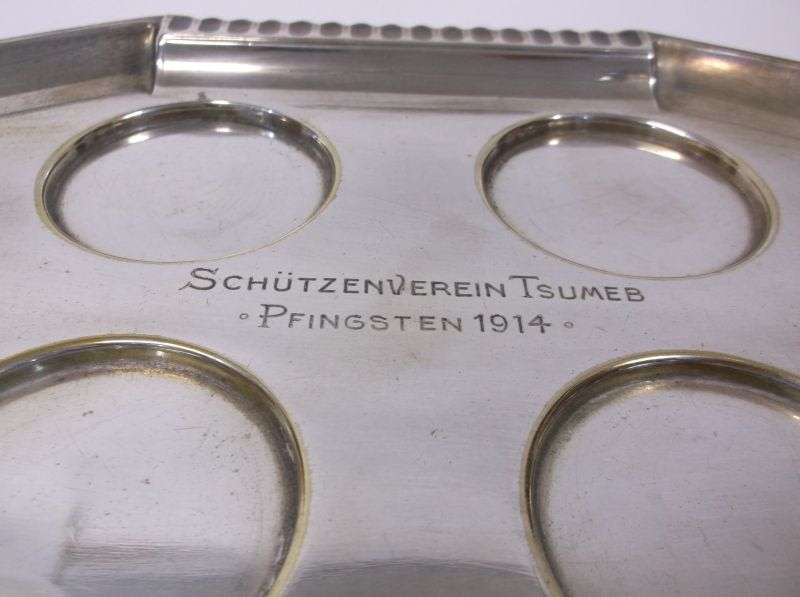 A Fabulous Antique ceremonial drinking set by WMF ....Dated 1914....Tsumeb ...COOL !!!