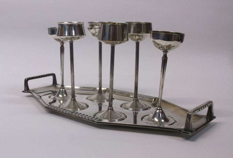 A Fabulous Antique ceremonial drinking set by WMF ....Dated 1914....Tsumeb ...COOL !!!
