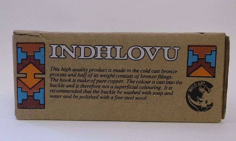 BIG FIVE !!! AN AWESOME BELT BUCKLE DEPICTING THE ""ELEPHANT"" MADE IN THE COLD CAST BRONZE PROCESS