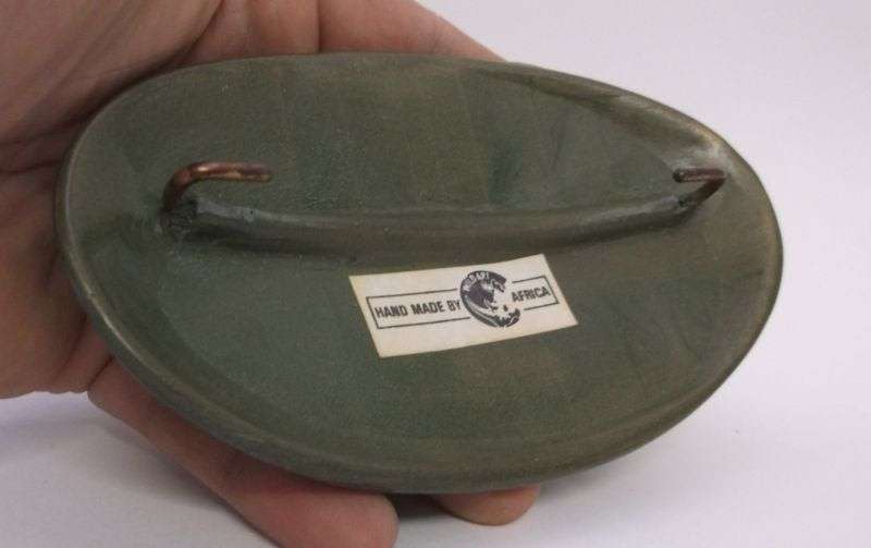 BIG FIVE !!! AN AWESOME BELT BUCKLE DEPICTING THE ""ELEPHANT"" MADE IN THE COLD CAST BRONZE PROCESS