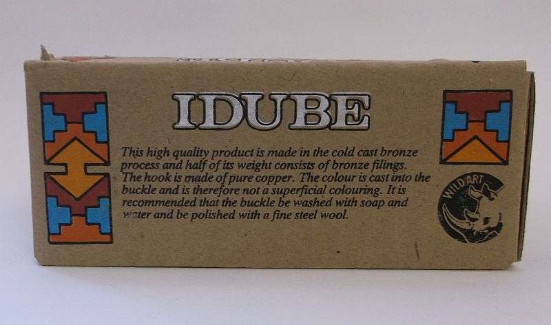 BIG FIVE !!! AN AWESOME BELT BUCKLE DEPICTING THE ""ZEBRA"" MADE IN THE COLD CAST BRONZE PROCESS