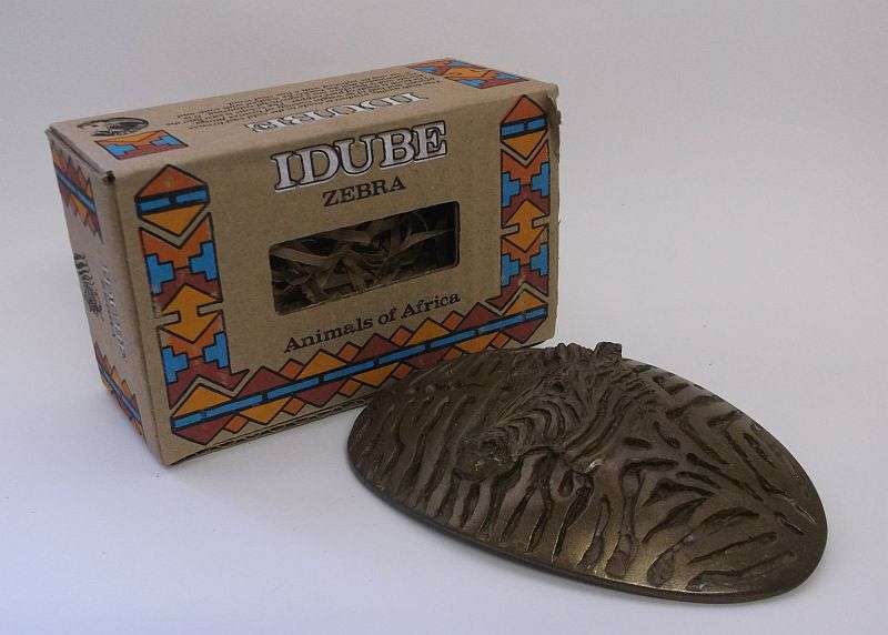 BIG FIVE !!! AN AWESOME BELT BUCKLE DEPICTING THE ""ZEBRA"" MADE IN THE COLD CAST BRONZE PROCESS