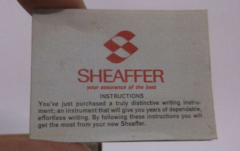 A TOP CLASS VINTAGE SHAEFFERS PFM-III FOUNTAIN PEN WITH 14 CT NIB PLUS BOX AND INSTRUCTIONS !!