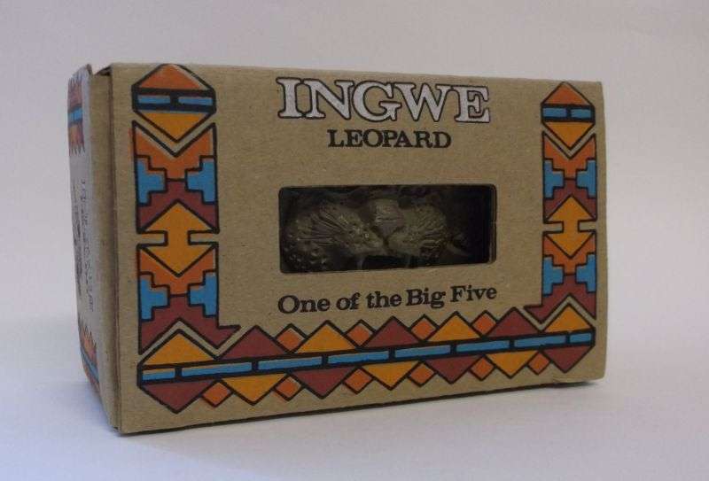 BIG FIVE !!! AN AWESOME BELT BUCKLE DEPICTING THE ""LEOPARD"" MADE IN THE COLD CAST BRONZE PROCESS