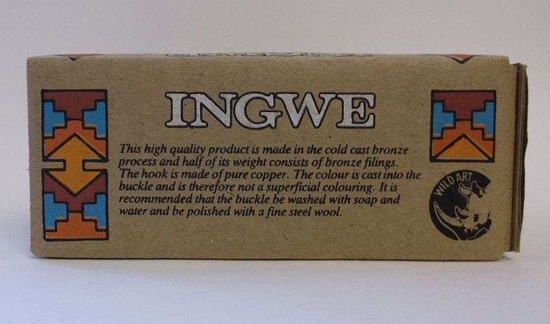 BIG FIVE !!! AN AWESOME BELT BUCKLE DEPICTING THE ""LEOPARD"" MADE IN THE COLD CAST BRONZE PROCESS