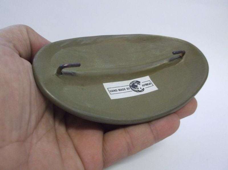 BIG FIVE !!! AN AWESOME BELT BUCKLE DEPICTING THE ""LEOPARD"" MADE IN THE COLD CAST BRONZE PROCESS