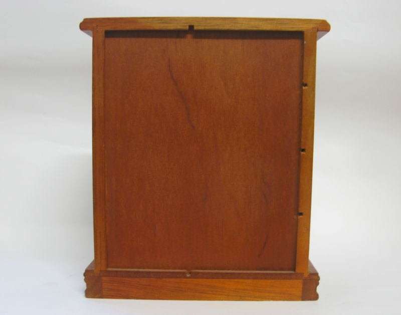 A TOTALLY STUNNING VINTAGE JEWELRY "BOX" IN THE SHAPE OF A WARDROBE ...REAL WOOD ...GREAT DETAIL !!!