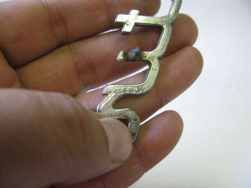 TOO COOL !! A VINTAGE ""AUSTIN"" CAR BADGE DESIGNED BY J FRAY ....HARD TO FIND AWESOME PIECE !!