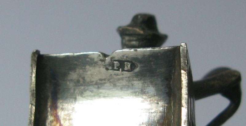 A RARE MINIATURE HORSE AND CART MADE OF SOLID DUTCH SILVER STAMPED WITH MAKERS MARKS !!! COOL !!!